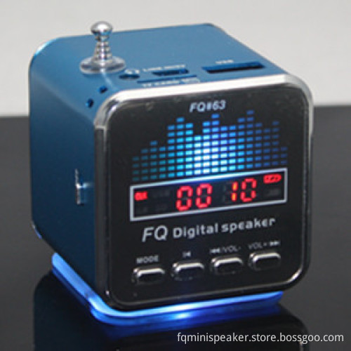 FQ Digital Mini Cube Radio MP3 Speaker